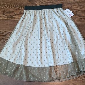 Lularoe polka dot Lola Brand new